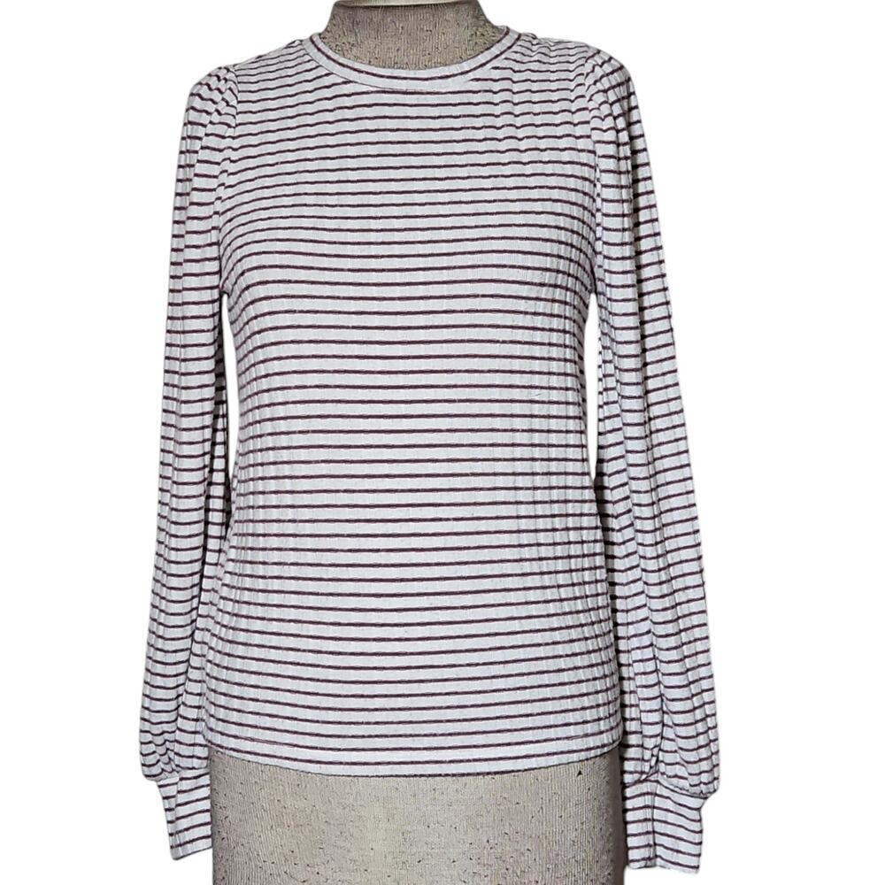 Cozy Puff Sleeve Sweater Size Medium